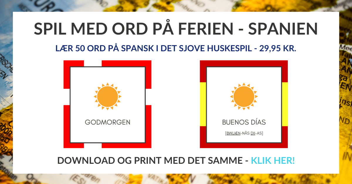 Banner - Spil med ord - Spanien