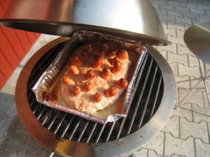 Farspindsvin på grill
