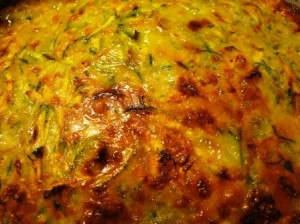 Squash-quiche